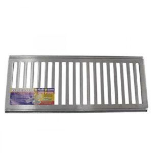 Grelha de Alumínio Escovado com Suporte 20 x 100 cm AC VENT