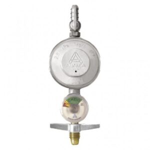 Regulador de gás pequeno Aliança 504/01 com manômetro (1 kg/h)
