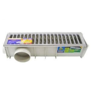 Grelha de Alumínio com Caixa Coletora 13.8 x 50 cm AC VENT