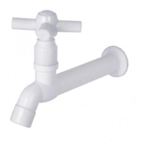 Torneira para pia ABS Hidropal 5058 com manípulo branco