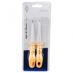 Chave Fenda / Philips Brasfort 2 peças (1/8X3) 7278