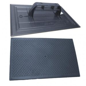 Desempenadeira PVC Injerest 18 x 30 Preta