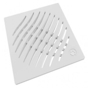 Grelha Quadrada 10 cm Branco TIGRE
