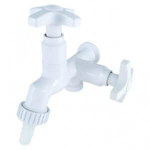 Torneira para Máquina de Lavar Hidropal ABS Branco (5053) C23