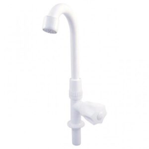Torneira para Lavatório Bica Móvel ABS Hidropal Branco (5095) C50