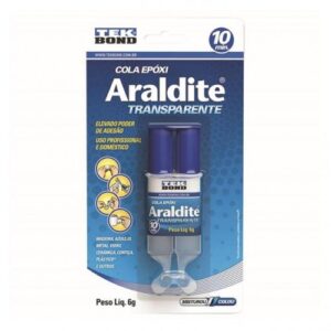 ARALDITE TRANSPARENTE (10MIN) 06 GRAMAS (SERINGA)