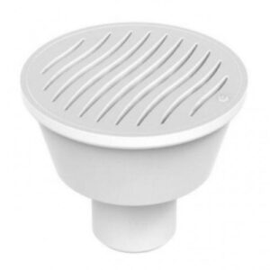 Ralo redondo Tigre 100 mm x 40 mm branco (cônico)