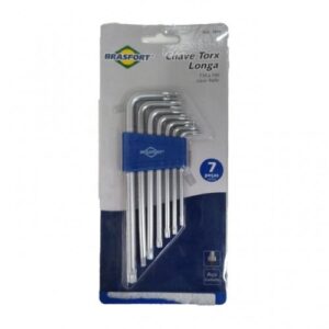 Chave Torx Longa Jogo T10-T40 07 peças Brasfort 7834