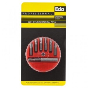 Bits para Parafusos com 7 peças + Suporte EDA 5WH