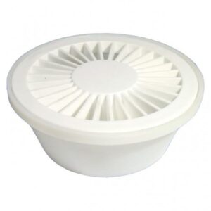 Ralo redondo Fere 10 cm branco -5343-