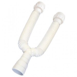 Sifão Sanfonado Fervedouro Duplo com Anel PVC 4x1 -4415-
