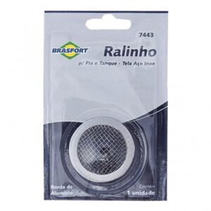 Ralo inox pia e tanque pequeno Brasfort 7443