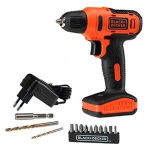 Parafusadeira/Furadeira B&D 3/8" 12V C/13 Acessórios LD12S-BR