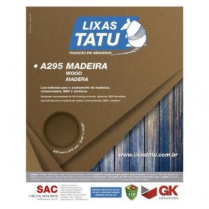 Lixa para Madeira Tatu 150