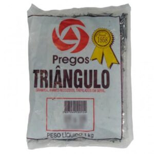 Prego comum triangular 12 x 12 sem cabeça