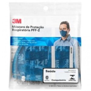 Máscaras Descartáveis 3M 9820 PFF2 Fumo