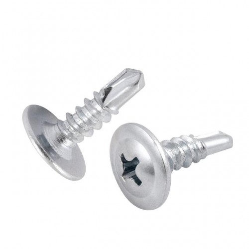 Parafuso Auto-Brocante com Flange e Cabeça Phillips (4) 08x1 Zinco New-Fix 7899447138956