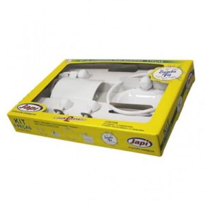 Kit para Banheiro SAMBA FIT (JAPI) 5 Peças Branco JKSBF