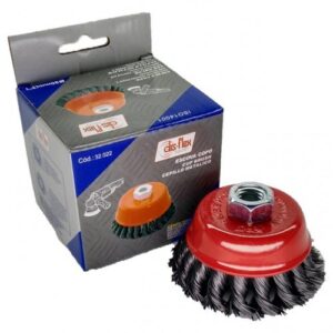 ESCOVA DE AÇO COPO DISFLEX TRANCADO 3 (32022)
