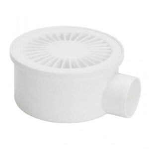 Ralo redondo seco Amanco 10 cm branco 20515