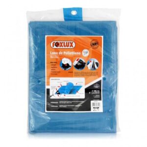 LONA PARA CARRETA FOXLUX AZUL 3 METROS X 4 METROS