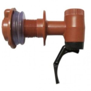 Torneira para filtro LCS automática marrom