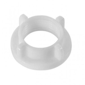 Porca arruela acetal (branco) para válvula de lavagem Fix-Hellen (cartela)