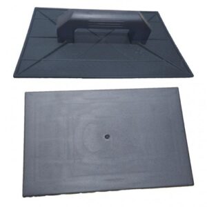 Desempenadeira PVC Emave Lisa 15 x 26 Preta