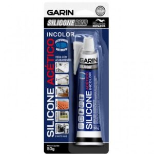 COLA DE SILICONE 50 gramas GARIN CARTELA INCOLOR