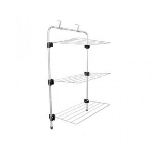 Varal para Porta Secalux Wick 0,97m por 0,61m Prata 159705