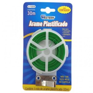 ARAME PLASTIFICADO MULTIUSO WESTERN COM 30 METROS + CORTADOR 1223