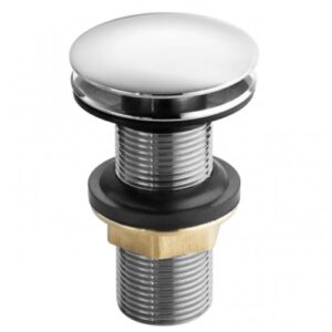 Válvula de lavatório metal sem ladrão Emavah com click externo (vazamento)