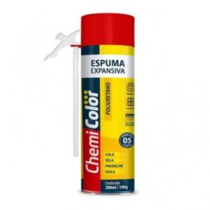 ESPUMA DE POLIURETANO CHEMICOLOR 300 MILILITROS (190 GRAMAS)