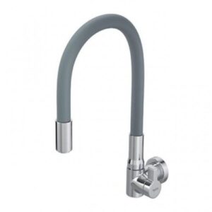 Torneira para pia com bico móvel ABS Hydramontion 1168 metal+cereza (parede)