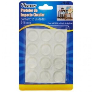 ADESIVO ANTI-IMPACTO (BUMPERS) WESTERN 18MM COM 12 PR-26