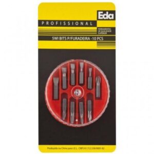 Bits para Parafusos com 10 peças EDA 5WI
