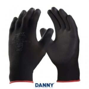 LUVA DE PU FLEXTACTIL DANNY TAMANHO 7 - P PRETA