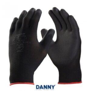 LUVA DE PU FLEXTACTIL DANNY TAMANHO 9 - G PRETA
