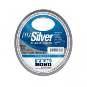 FITA SILVER TAPE TEKBOND 48 MILÍMETROS X 5 METROS (PRATA)