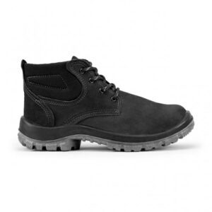 Botina Crival Nobuck (Preto) Bico de PVC Número 45 CPO92 P PP