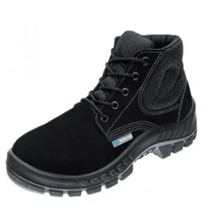 Botina Marluvas Nobuck (Preto) Bico de PVC Número 42 700457-42 (C.A.45611)