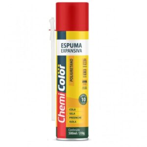 ESPUMA DE POLIURETANO CHEMICOLOR 500 MILILITROS (310 GRAMAS)
