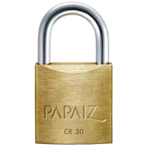 Cadeado, marca (A)Papaiz, 30 milímetros, com chave única (mesmo segredo).
