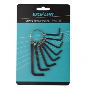 CHAVE ALLEN EXCELLENT JOG 1.5 A 6 MM COM 8 PEÇAS