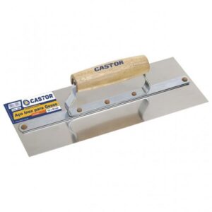 DESEMPENADEIRA AÇO INOX PARA GESSO CASTOR 12 X 30 (222)