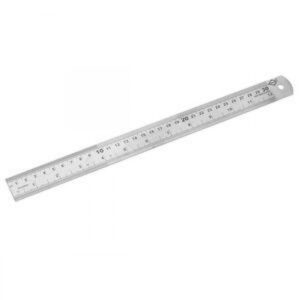 Régua de aço inox Brasfort 60 cm 8663