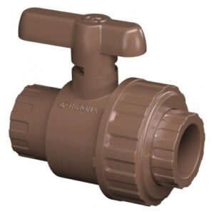 Registro esfera PVC Krona 25 mm LL (com união) 562