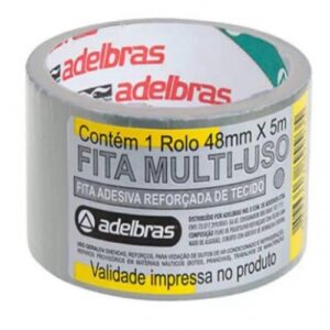 FITA SILVER TAPE ADELBRAS 48 MILÍMETROS X 5 METROS (PRATA)