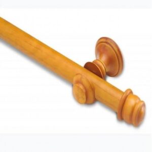 Varão para Cortina Kit Número 1 3/4 por 1,5m (LKO) Cerejeira
