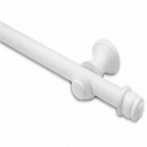 Varão para Cortina Kit Número 1 3/4 por 1,5m (LKO) Branco